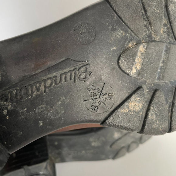 Blundstone 1673 Leather Chelsea Boots Pull On Round Toe Casual Brown 6.5 - Picture 10 of 11